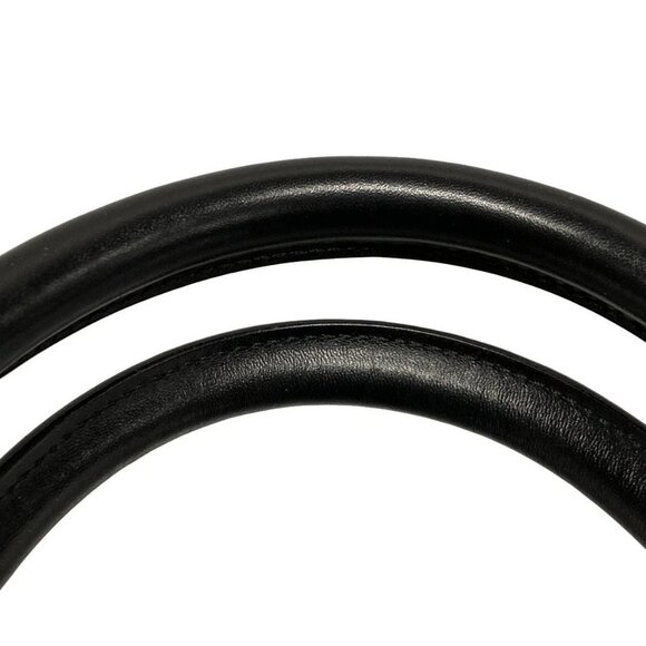 Auth DIOR/ChristianDior Trotteur Black Cream Jacquard Leather Handbag - Picture 7 of 16